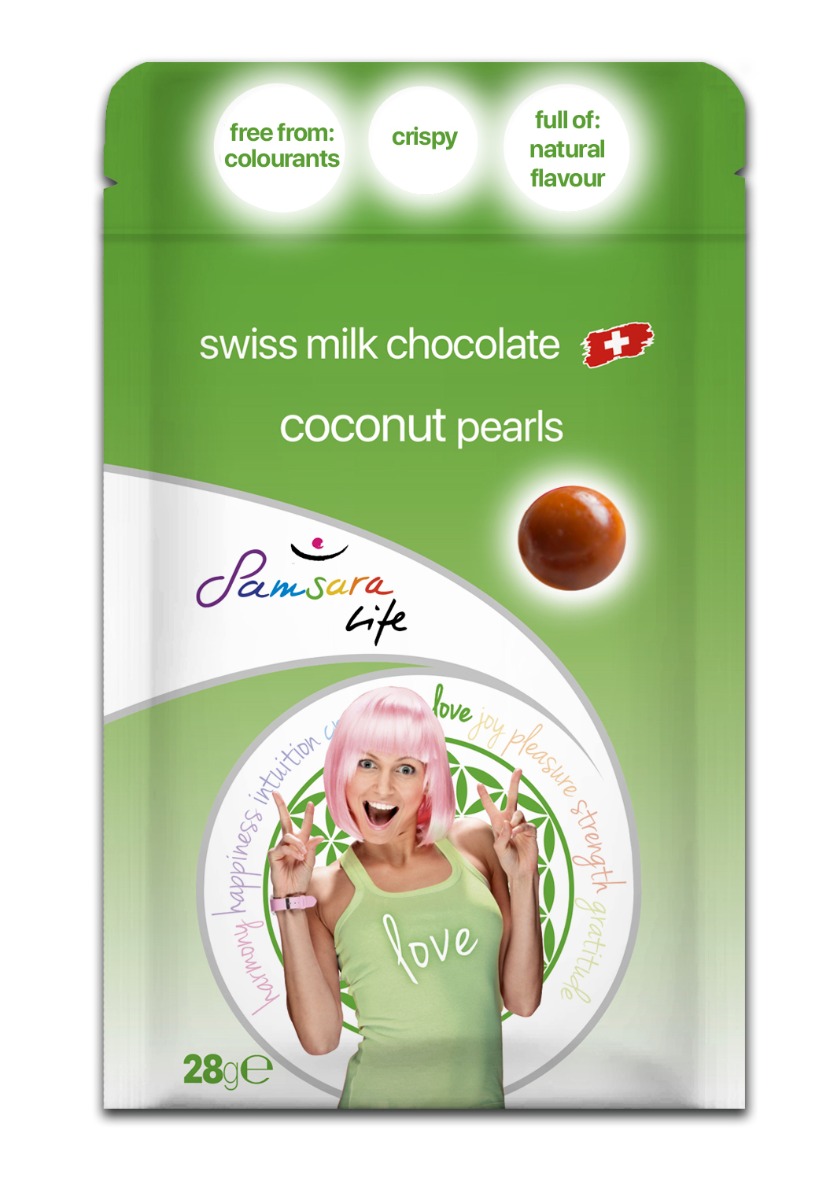 Chocolate crispy pearls Coconut flavour  28gr